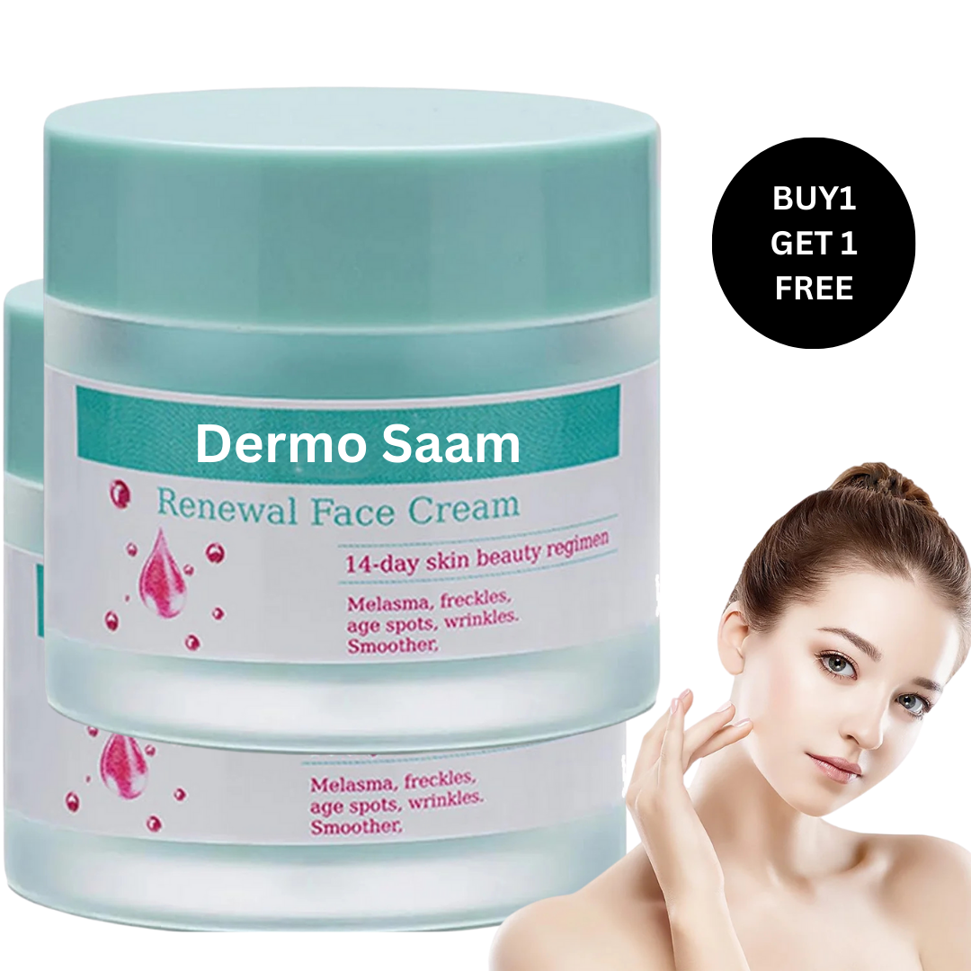 Dermoâ„¢ Saam Renewal Face Cream, Remove Wrinkles, Melasma, Freckles, Skin Aging, Dark skin