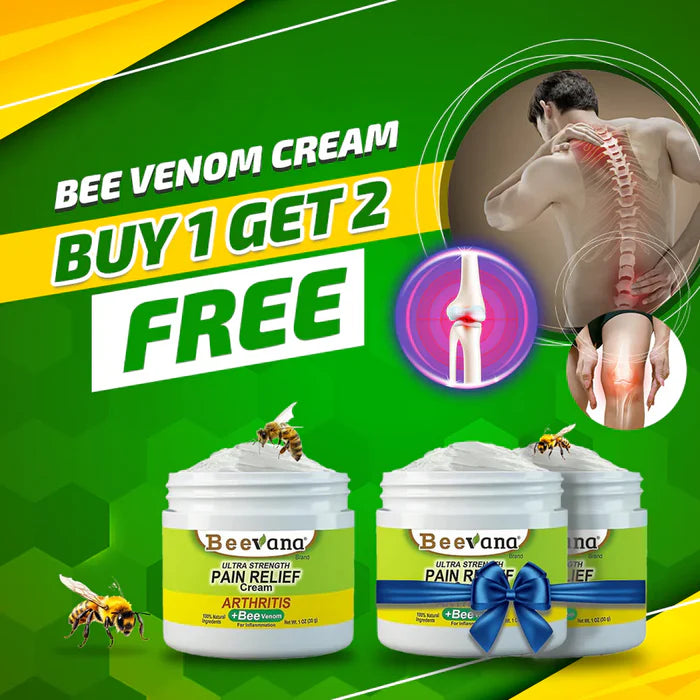 Original Bee Venom Joint and Bone Therapy Cream - (Buy 1 get 2 Free🔥)