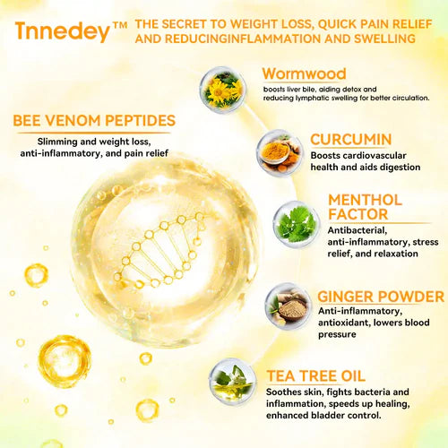 Bee Venom Lymphatic Drainage & Slimming Patches 🌿👣