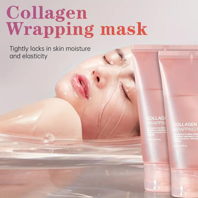 Collagan Night Wrapping Face Mask (with Nicotinamide & Hyaluronic Acid, Collagan Extract)