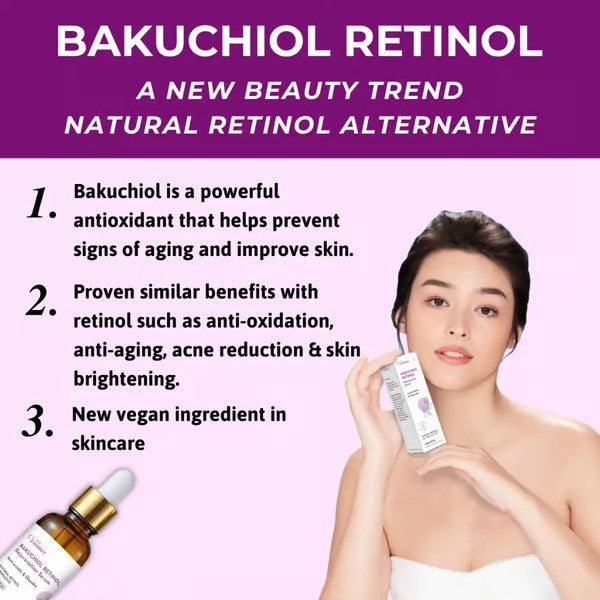 Venature Bakuchiol Retinol Rejuvenation Serum (Buy 1 Get 1 Free )