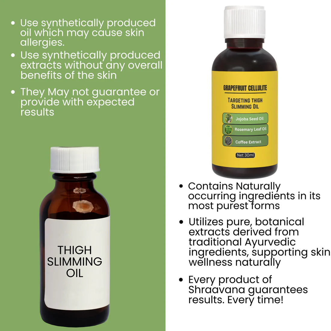 Grapefruit Cellulite Targeting Thigh Slimming Oil