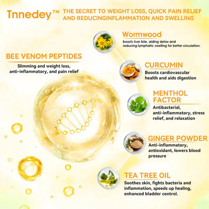 Bee Venom Lymphatic Drainage & Slimming Patches 🌿👣