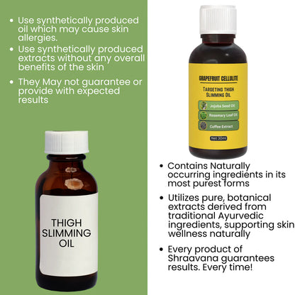 Grapefruit Cellulite Targeting Thigh Slimming Oil