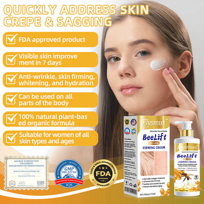 ⚡🐝Flysmus™ BeeLift Anti-Aging Firming Cream,Address Crepe & Sagging(🔥74% Off for a Limited Time!)